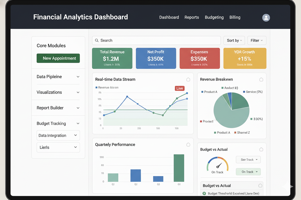Financial Analytics Dashboard